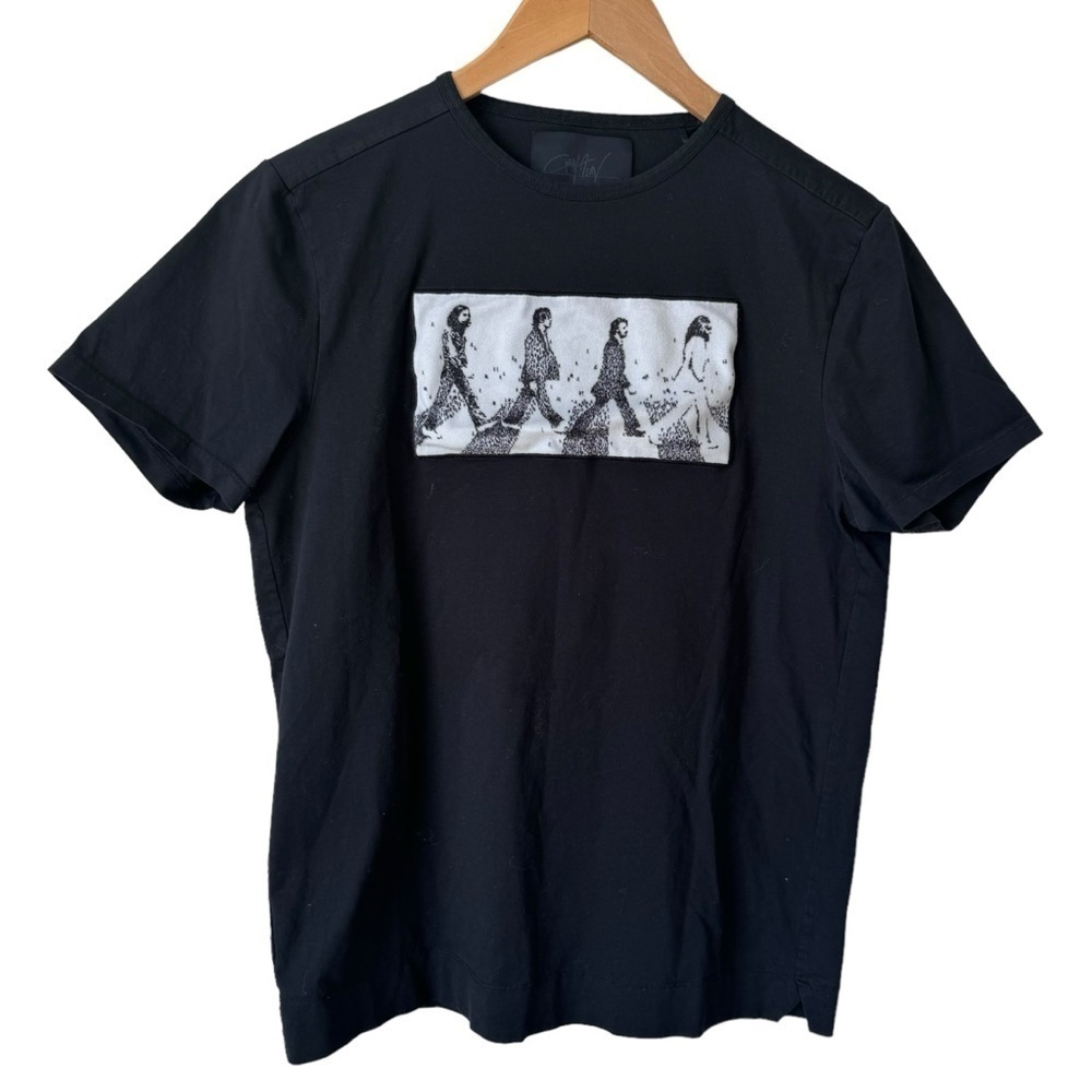 Limitato Fab Four T-Shirt Craig Alan Beatles Abbey Road Black Men's Size Small
